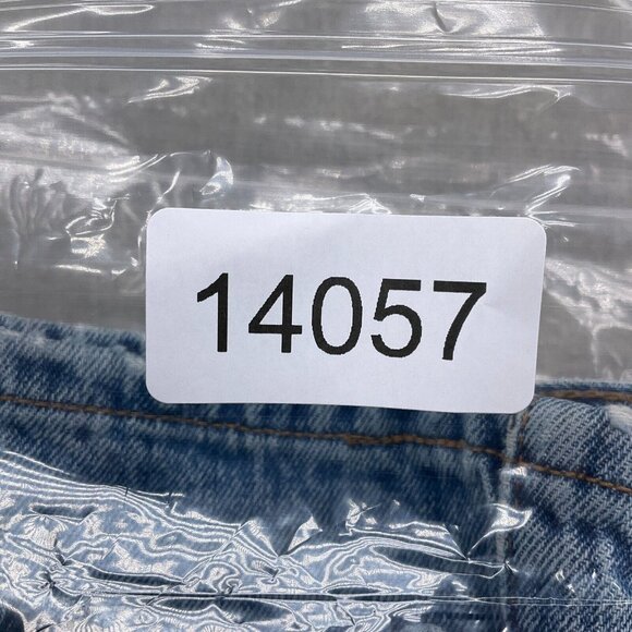 Levis 501 Jeans Men 36W 30L XX Blue Button Fly Straight Leg Black Bat Wing‎ - Picture 14 of 14
